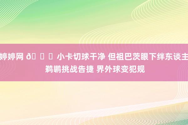 婷婷网 👀小卡切球干净 但祖巴茨眼下绊东谈主 鹈鹕挑战告捷 界外球变犯规