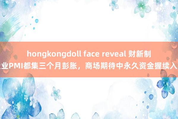 hongkongdoll face reveal 财新制造业PMI都集三个月彭胀，商场期待中永久资金握续入市
