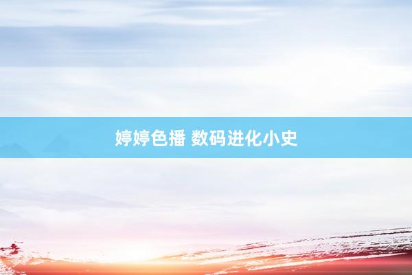 婷婷色播 数码进化小史