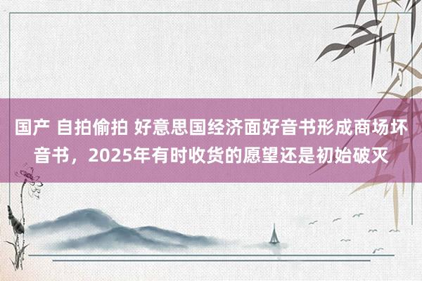 国产 自拍偷拍 好意思国经济面好音书形成商场坏音书，2025年有时收货的愿望还是初始破灭