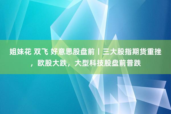 姐妹花 双飞 好意思股盘前丨三大股指期货重挫，欧股大跌，大型科技股盘前普跌